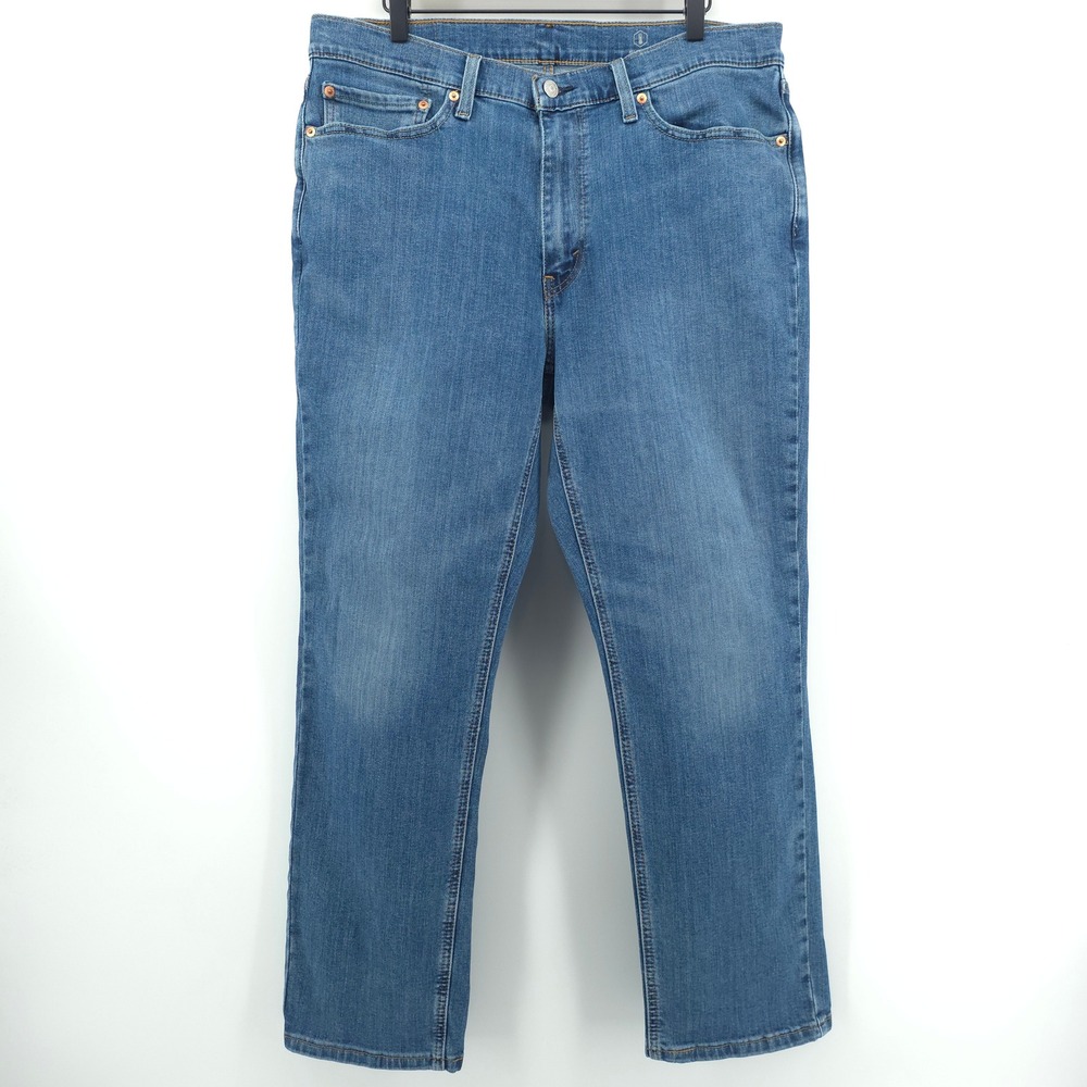 Levis 541 Athletic Taper Mens Jeans 36x30 Blue Stretch Relaxed Fit Casual Denim